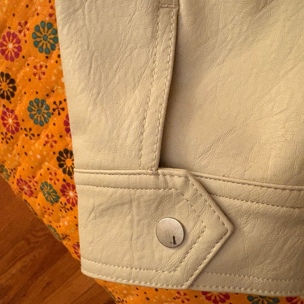 Faux leather moto jacket - Picture 5 of 5